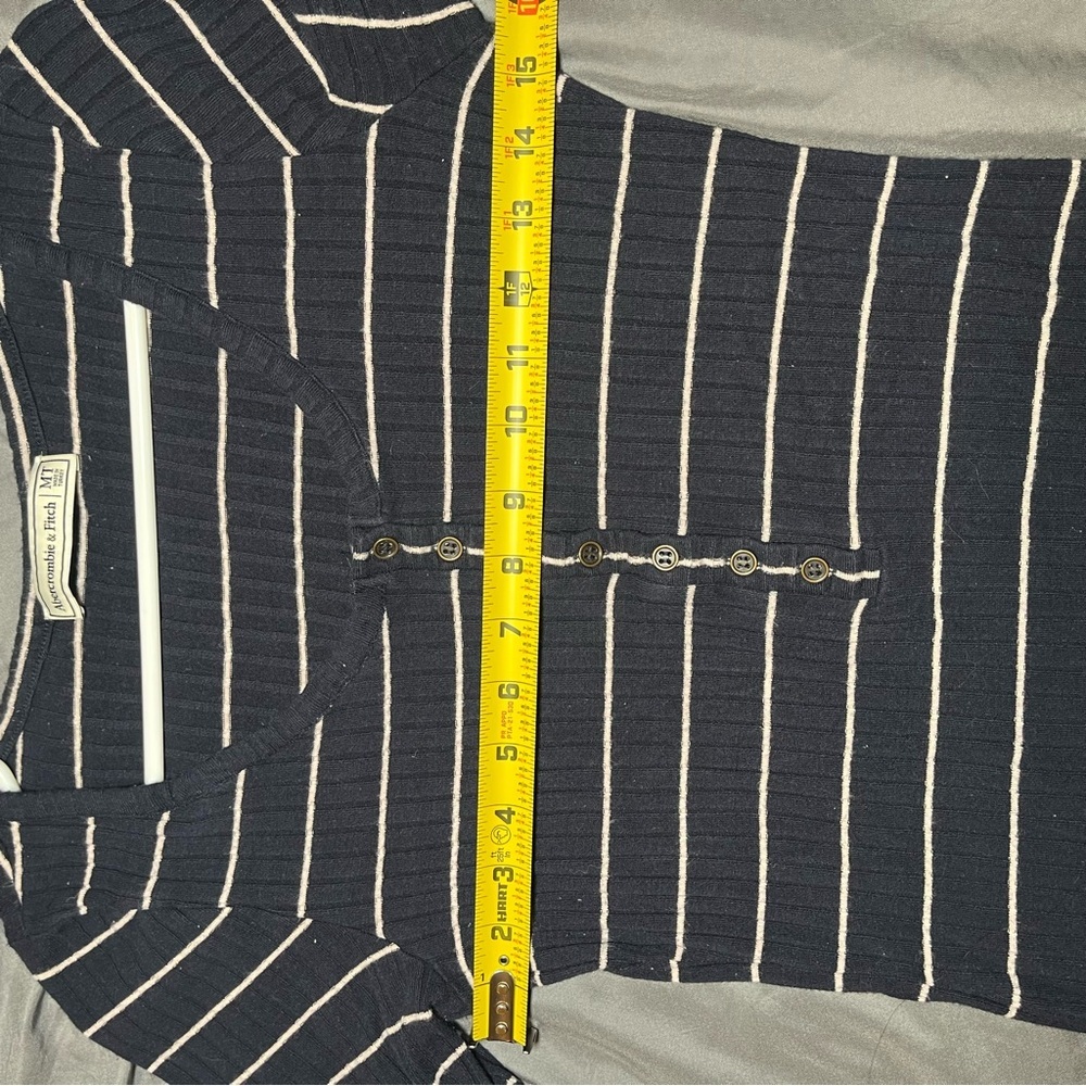 Abercrombie and Fitch, SZ MT Striped Dress - Picture 6 of 10
